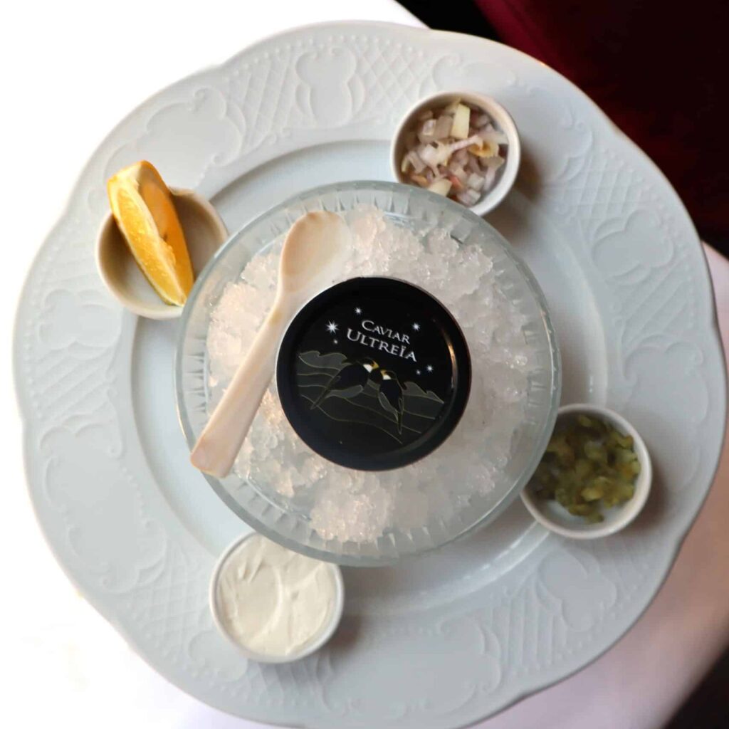 Dégustation de caviar chez Eva Restaurant à Lille