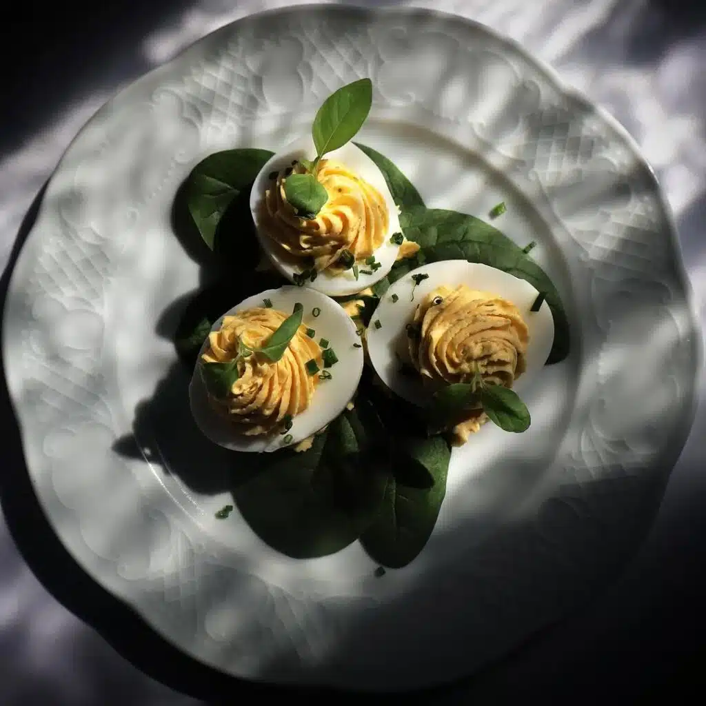 Oeuf mimosa royal à la truffe d'été